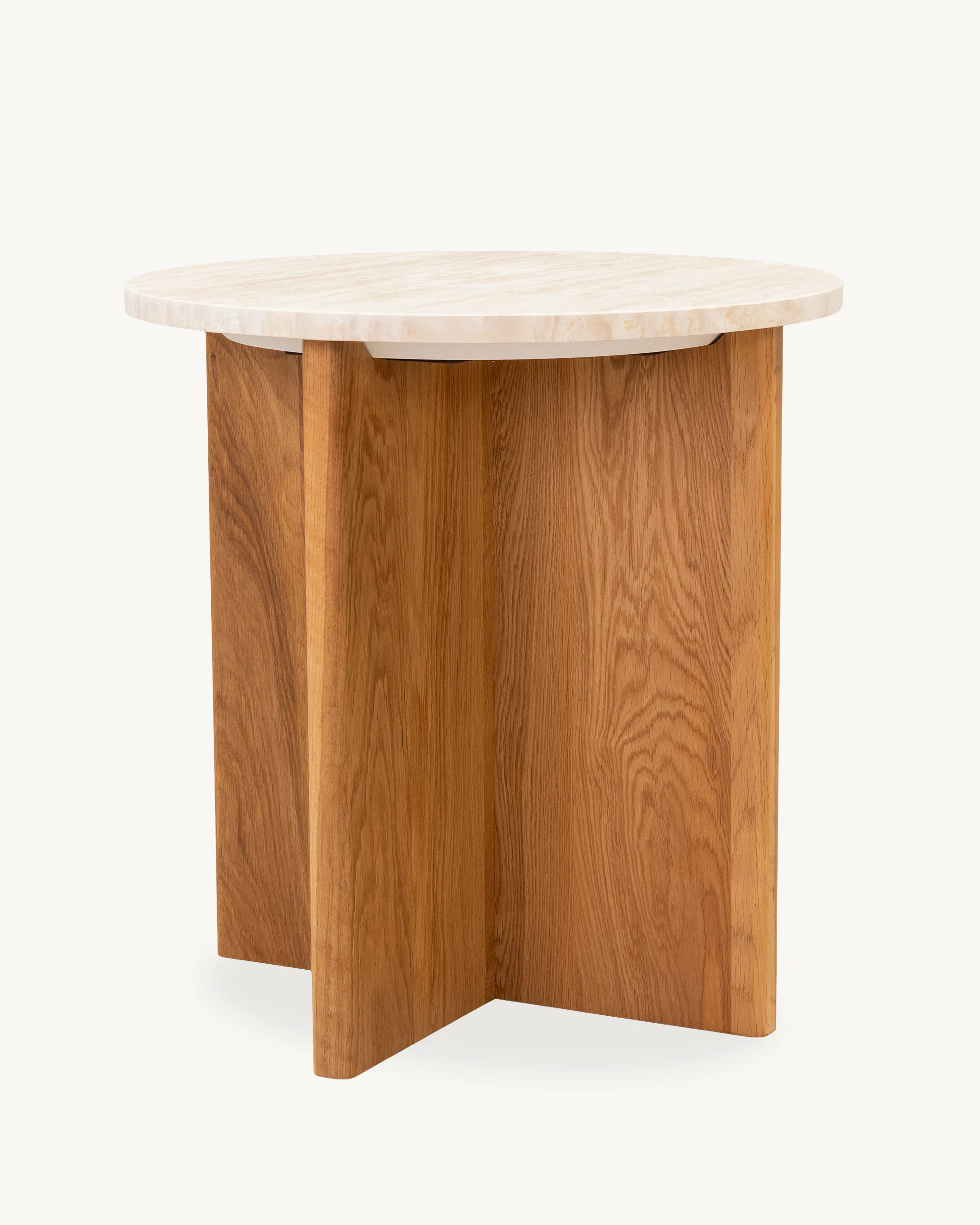 Forest Travertine Side Table - Image 7