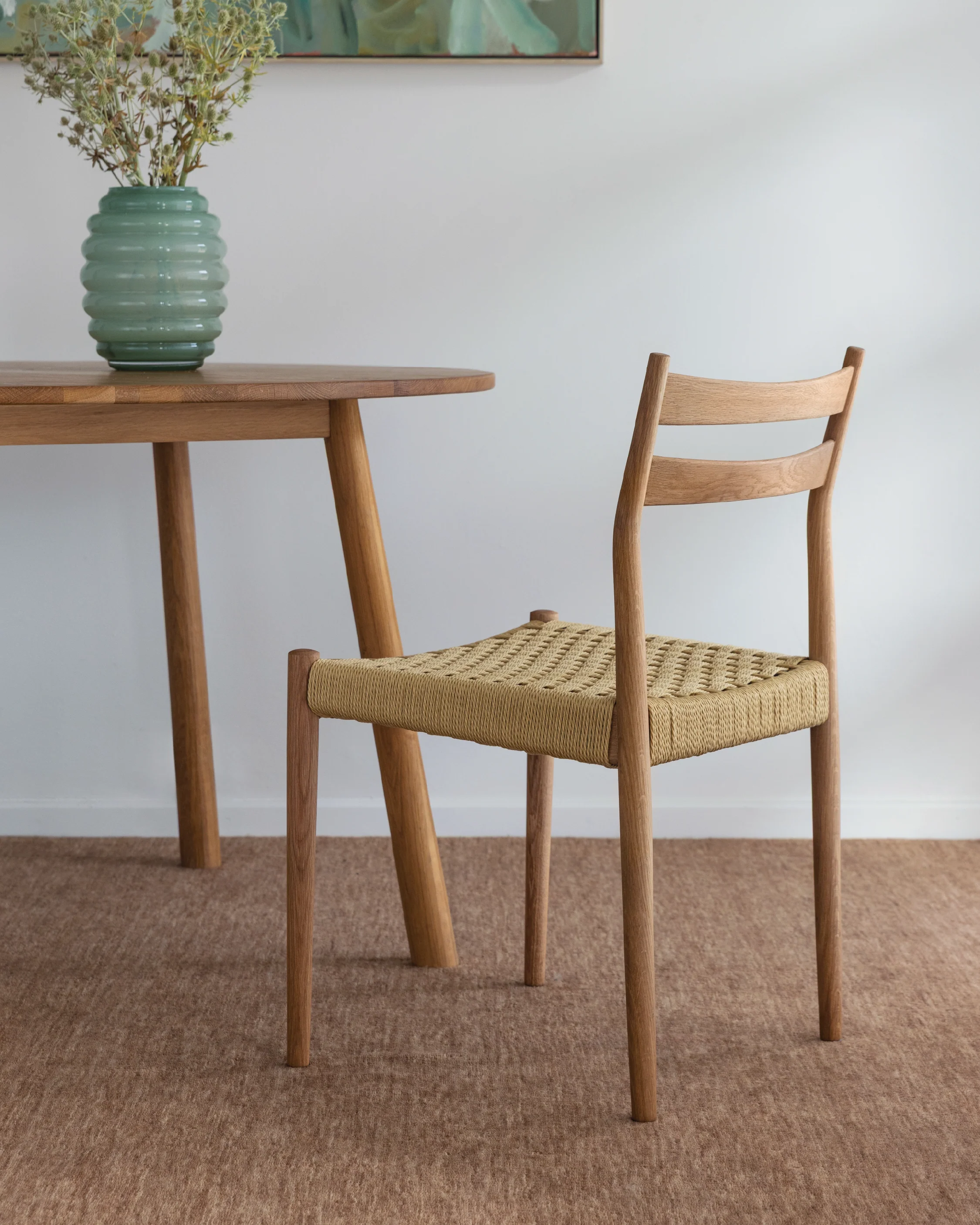 Forest Paper Cord Dining Chair - Image 7