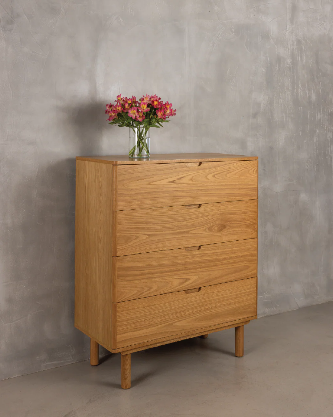Orrma Wide Chest of 4 Drawers - Image 3